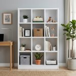 VINO 12 Compartment File Cabinet-White