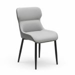 WAWA Cushion Wing Back Dining Chair-2 Colors - Image 5