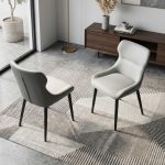 WAWA Cushion Wing Back Dining Chair-2 Colors - Image 2