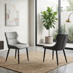 WAWA Cushion Wing Back Dining Chair-2 Colors