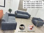 BIANCA 123 Seater Pet Friendly Sofa Set-Brown - Image 10