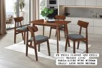 LINDA 4 Seater Pet Friendly Dining Set-Walnut - Image 2