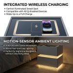 X01 Motion Detect Smart Bedside Table-White - Image 7