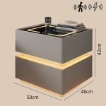 X01 Motion Detect Smart Bedside Table-White - Image 5