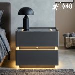 X01 Smart Bedside Table-Grey