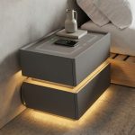 X01 Smart Bedside Table-Grey - Image 2