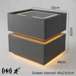 X01 Smart Bedside Table-Grey - Image 8