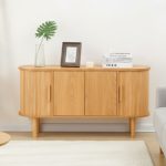 XAVIER 120cm Sliding Door Sideboard-Natural