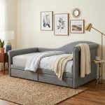 MOUGINS Single Size Drawer Storage Daybed-Grey - Image 2