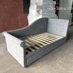MOUGINS Single Size Drawer Storage Daybed-Grey - Image 3