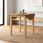 EFFIE 18+52+18cm Drop Leaf Extension Table-Natural