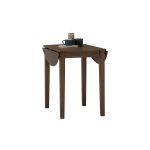 EFFIE 18+52+18cm Drop Leaf Extension Table-Cocoa - Image 2