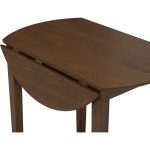 EFFIE 18+52+18cm Drop Leaf Extension Table-Cocoa - Image 4