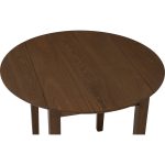 EFFIE 18+52+18cm Drop Leaf Extension Table-Cocoa - Image 5