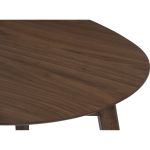 STELLA Triangle Shaped Wooden Dining Table-Grey - Image 9