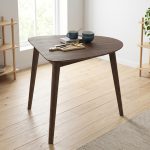 STELLA Triangle Shaped Wooden Dining Table-Grey