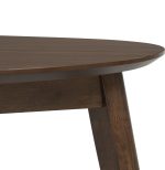 STELLA Triangle Shaped Wooden Dining Table-Grey - Image 8