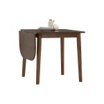 TARGUS 75+40cm Drop Leaf Extension Table-Walnut - Image 11