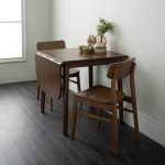 TARGUS 75+40cm Drop Leaf Extension Table-Walnut - Image 3