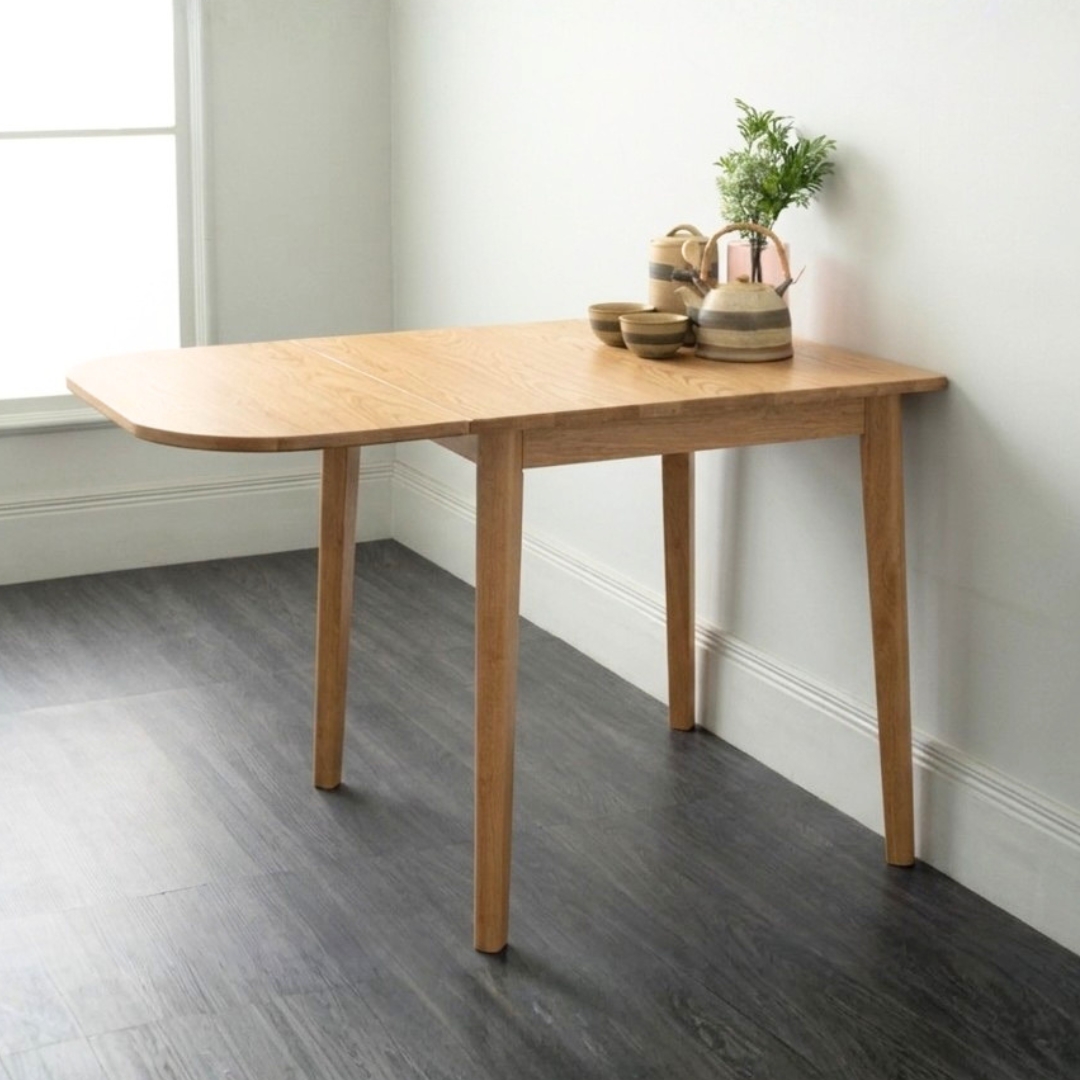 143045 TARGUS-1 TARGUS 75+40cm Drop Leaf Extension Table-Natural - Image 1