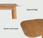 TARGUS 75+40cm Drop Leaf Extension Table-Natural - Image 9