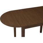 DORIC 30+80+30cm Drop Leaf Extension Table-Cocoa - Image 5