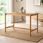 HENKY 140cm Counter Bar Table-Natural