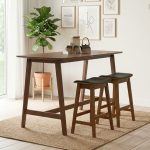 MOLLY 140cm Counter Bar Table-Cocoa - Image 2