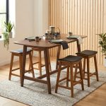 MOLLY 140cm Counter Bar Table-Cocoa - Image 4