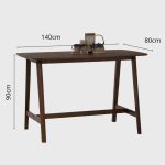 MOLLY 140cm Counter Bar Table-Cocoa - Image 5