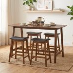 MOLLY 140cm Counter Bar Table-Cocoa - Image 3