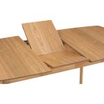ARTHUR 120+30cm Butterfly Extension Table-Natural - Image 5