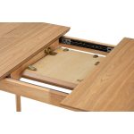 ARTHUR 120+30cm Butterfly Extension Table-Natural - Image 7