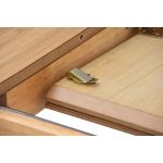 ARTHUR 120+30cm Butterfly Extension Table-Natural - Image 6