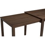 DELTA 120+75cm Extension Table-Walnut - Image 3