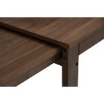 DELTA 120+75cm Extension Table-Walnut - Image 10
