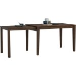 DELTA 120+75cm Extension Table-Walnut - Image 2
