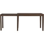 DELTA 120+75cm Extension Table-Walnut - Image 8
