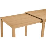 DELTA 120+75cm Extension Table-Natural - Image 9