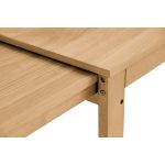 DELTA 120+75cm Extension Table-Natural - Image 8