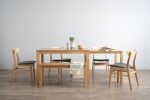 DELTA 120+75cm Extension Table-Natural - Image 11