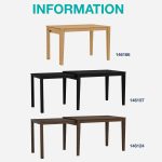 DELTA 120+75cm Extension Table-Natural - Image 13