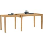 DELTA 120+75cm Extension Table-Natural - Image 2