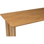 KOMAR 180cm Full Solid Dining Table-Natural Oak - Image 5