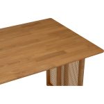 KOMAR 180cm Full Solid Dining Table-Natural Oak - Image 6