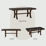 ORIS 200cm Marble Dining Table-Cocoa - Image 11
