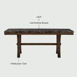ORIS 200cm Marble Dining Table-Cocoa - Image 10