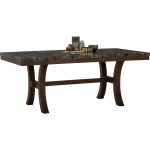 ORIS 200cm Marble Dining Table-Cocoa - Image 2