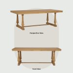 TARRICE 220cm Mindy Veneer Dining Table-Natural - Image 12