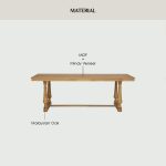 TARRICE 220cm Mindy Veneer Dining Table-Natural - Image 10